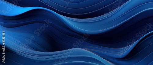 Captivating abstract design with undulating blue lines.