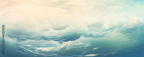 Wave Background Waves Sea Water Pattern Design
