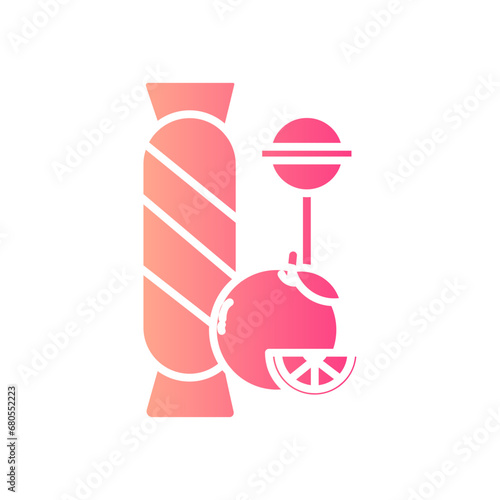 candy gradient icon