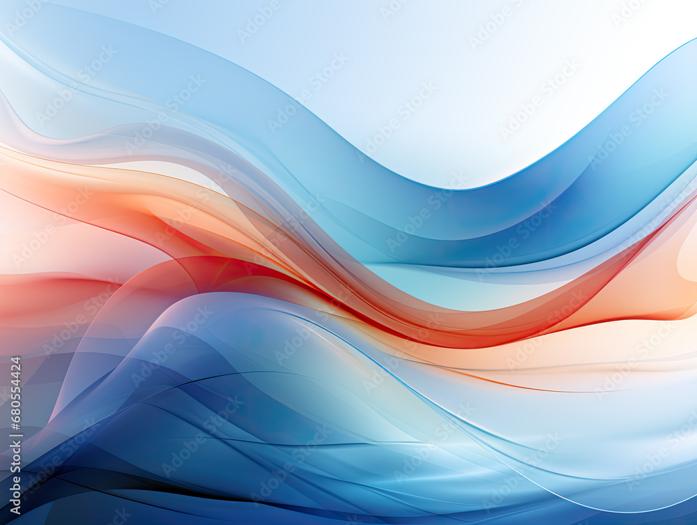 Obraz premium An abstract blue background presented as a digital image.
