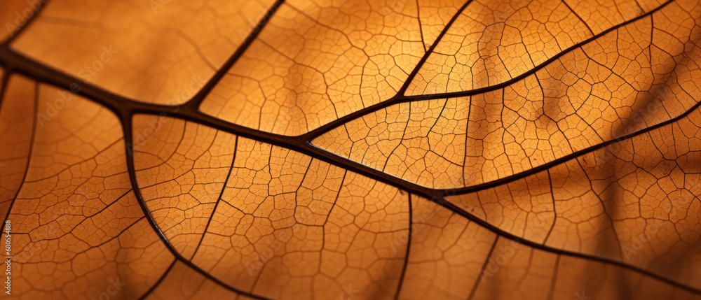 Ultra-close view of a dry leaf's texture. Ultra-close view of a dry leaf's texture.