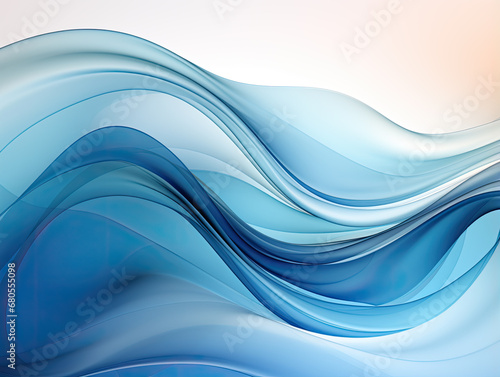 Abstract blue background .