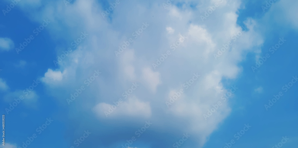 Blue sky clouds background. Beautiful blue sky and clouds natural background. vector illustration. Blue sky clouds background. Beautiful blue sky and clouds natural background. vector illustration.