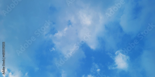 Blue sky clouds background. Beautiful blue sky and clouds natural background. vector illustration.