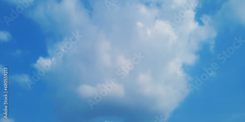 Blue sky clouds background. Beautiful blue sky and clouds natural background. vector illustration.