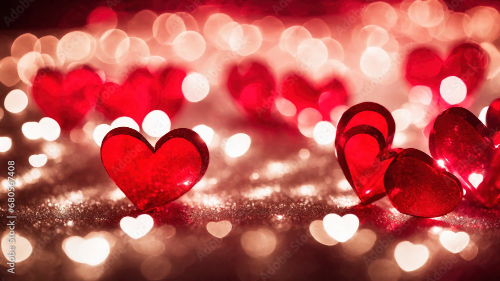 Valentine's day red heart background Valentine's day red heart background