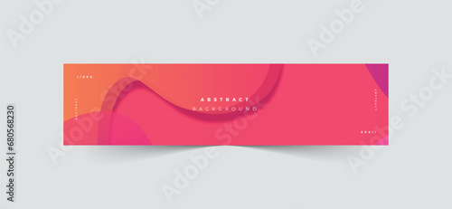 LinkedIn abstract banner template, linkedIn banner abstract background