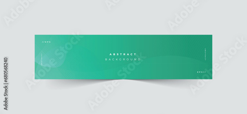 LinkedIn banner template, modern abstract background