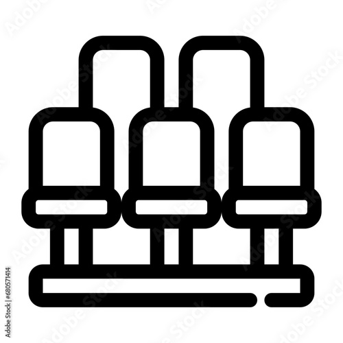 Tribune Line Icon