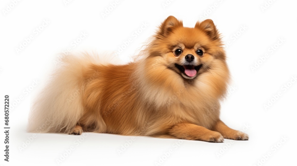 Spitz dog on a white background. Spitz dog on a white background.