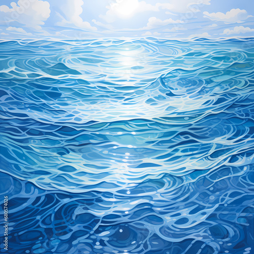 calm ocean ripples