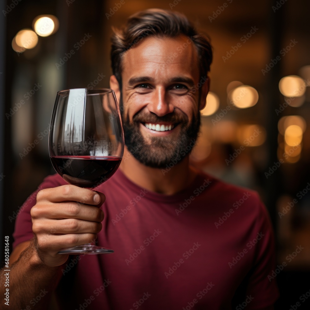 Copa de vino sostenida en mano Copa de vino sostenida en mano