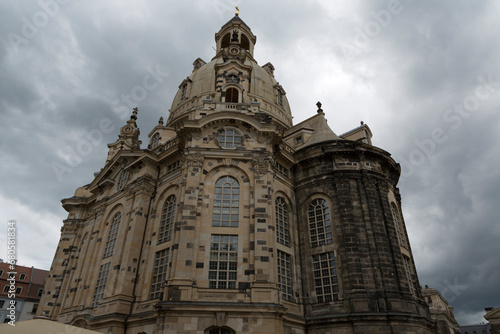 Germany Dresden City view on a cloudy autumn day