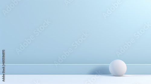Minimal light blue background for a presentation, product placement
