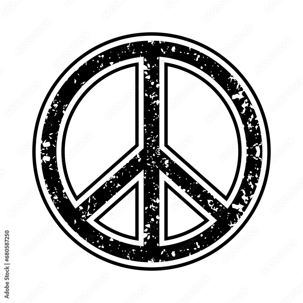 Peace Symbol Vector Icon on white background Peace Symbol Vector Icon on white background
