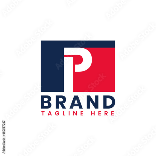 American Letter P Logo Design, Initial Political and Patriotic P Logo Template