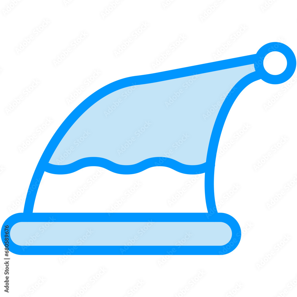 Fototapeta premium Santa Hat vector icon design .svg