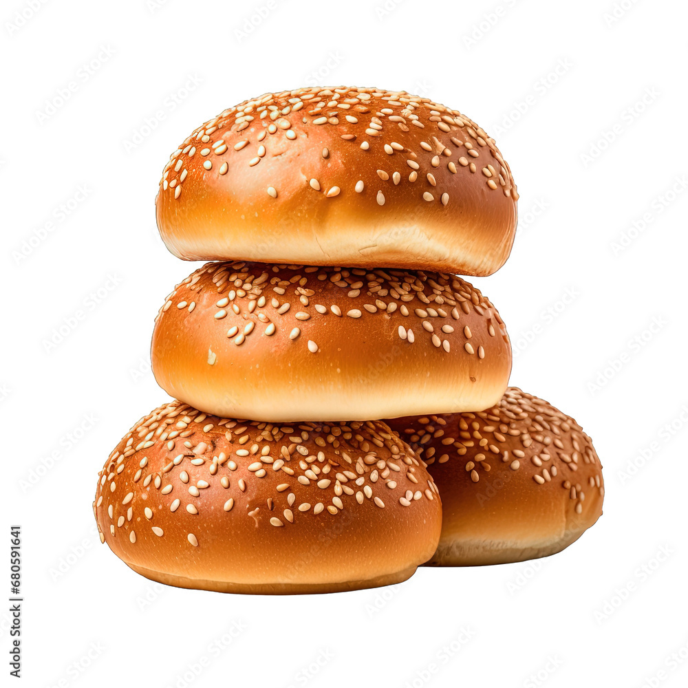 Bun Bread Isolated Bun Bread Isolated