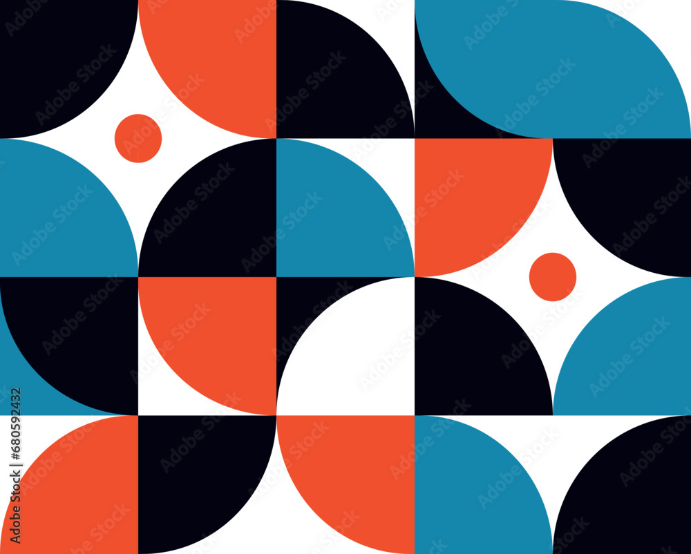 abstract background, a pattern of geometric shape. the modern element is a circle, a line in the style of minimalism. for print. banner, web, business ideas. vector art illustration.