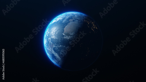 Planet Earth from outer space. © VectorShop