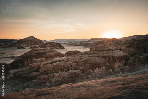 Beautiful sunrise in Sinai mountains, Egypt © Natalia