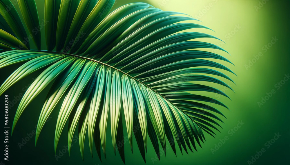 Fototapeta premium Green background nature monstera plant texture