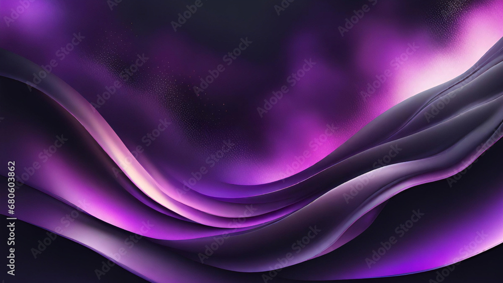 Naklejka premium Hintergrund eines leeren Korridors mit Ziegelwänden und Neonlicht. Backsteinmauern, Neonstrahlen und Glanz. Ultravioletter Hintergrund einer leeren, nebligen Straße mit nassem Asphalt, beleuchtet von 