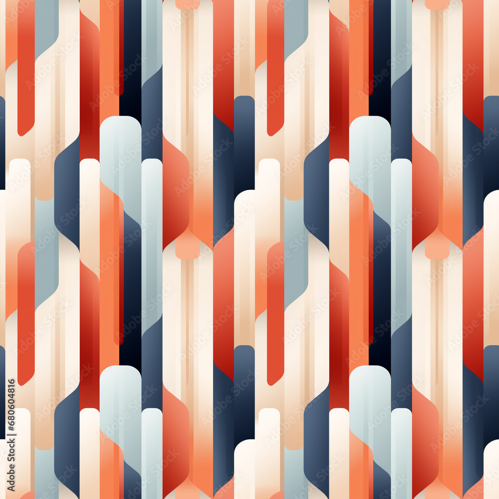 Obraz premium seamless minimal geometric pattern