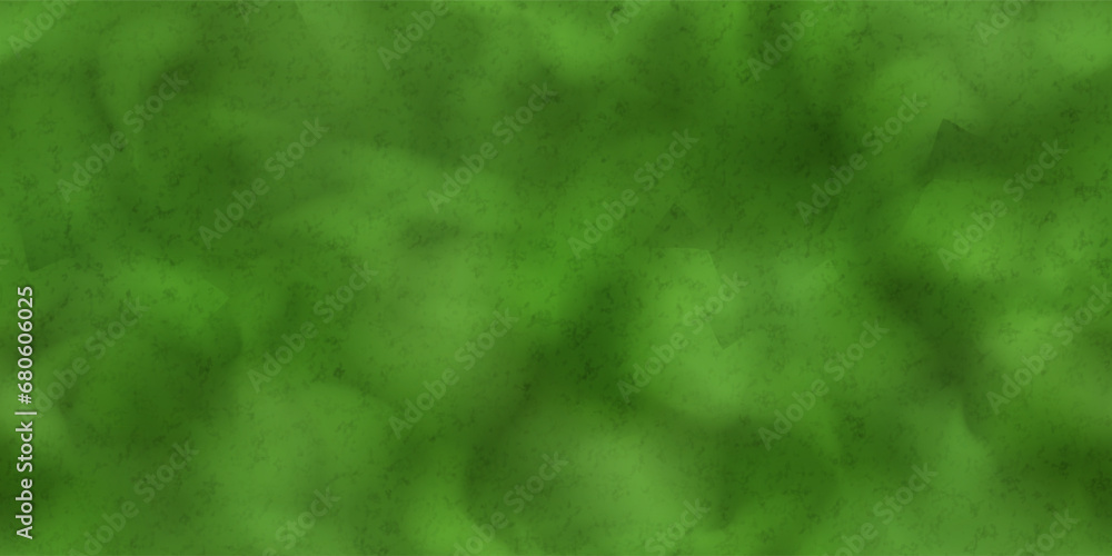 Natural green-dyed matte suede seamless texture. The reverse side of the skin. Realistic vector illustration. Deerskin