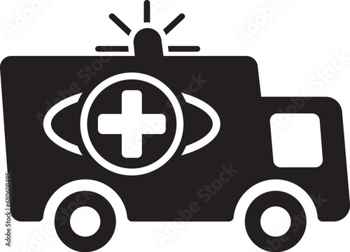 Ambulance, emergency treatment, emt icon