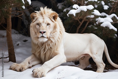 portrait of a lion