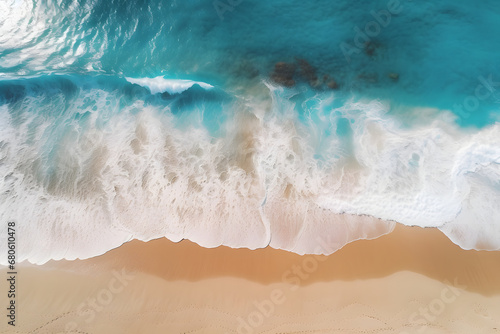 Beautiful Blue Beach Escape - Generative AI