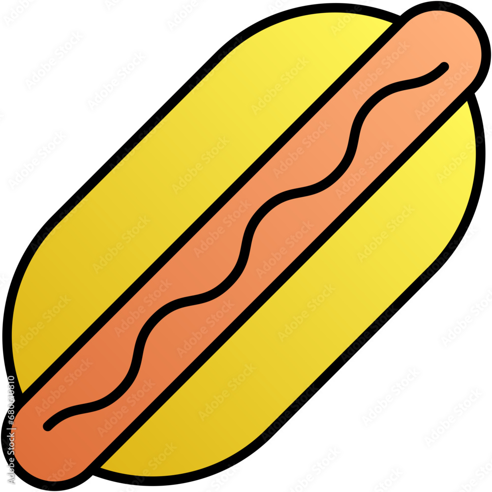 Hot Dog vector icon for download.svg Hot Dog vector icon for download.svg