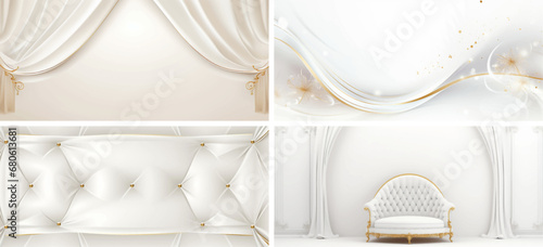 living parquet render classical luxury room curtain furniture frame blank contemporary seat 