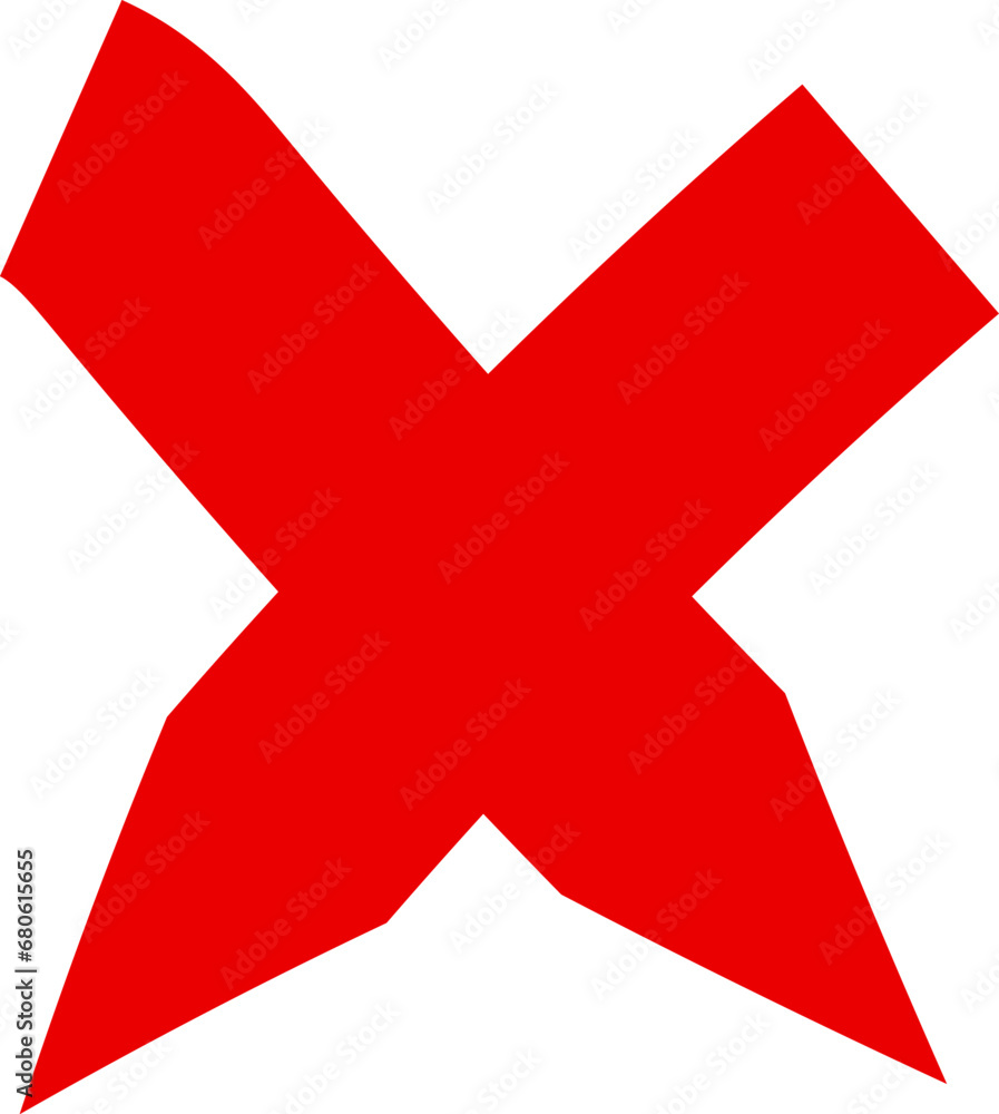 Red cross sign icon. Wrong mark stock icon. Red cross X symbol. Grunge X icon. Red cross sign icon. Wrong mark stock icon. Red cross X symbol. Grunge X icon.