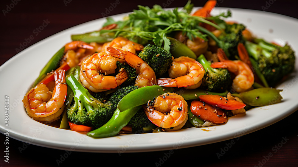 Flavorful Shrimp and Vegetable Stir-Fry with Soy Glaze Flavorful Shrimp and Vegetable Stir-Fry with Soy Glaze