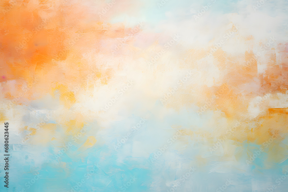 Vibrant Summer Palette - Oil Paint Texture - Generative AI
