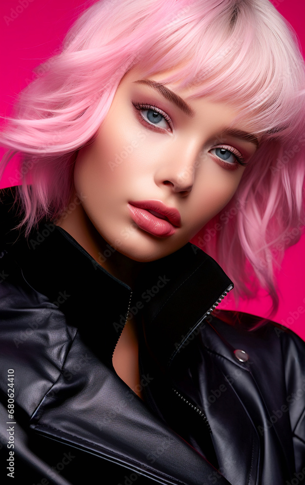 Barbie-Style Glamour in Black and Pink Barbie-Style Glamour in Black and Pink