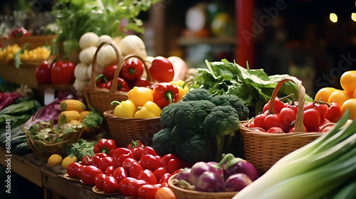 vegetables on the market