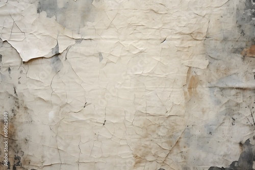a close up of peeling paint on a wall Generative AI