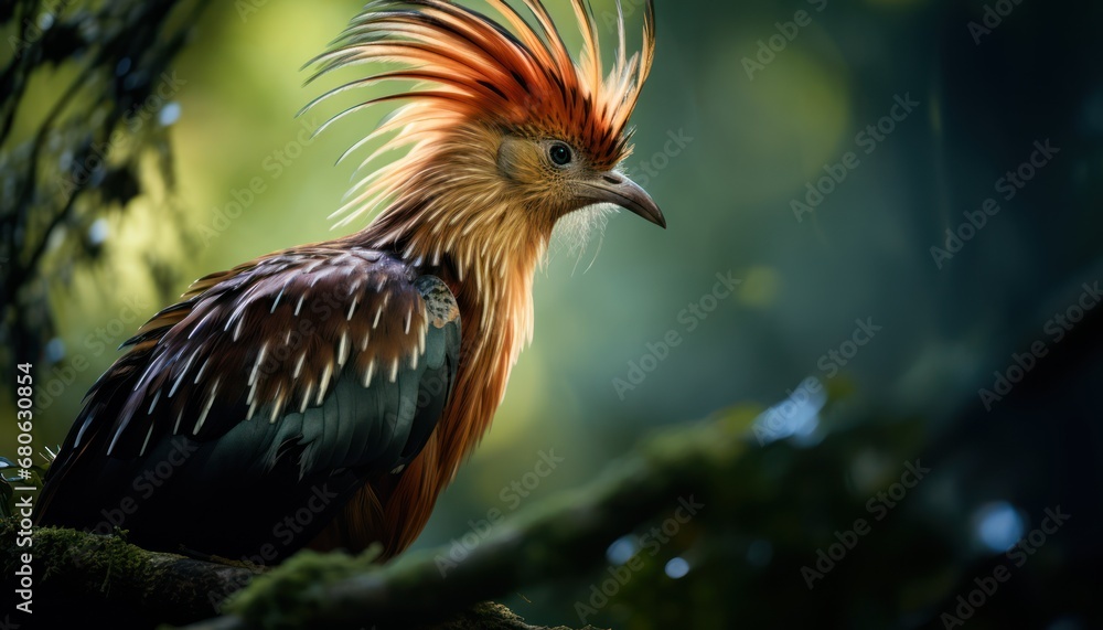 Close Encounter With a Feathered Hoatzin Close Encounter With a Feathered Hoatzin