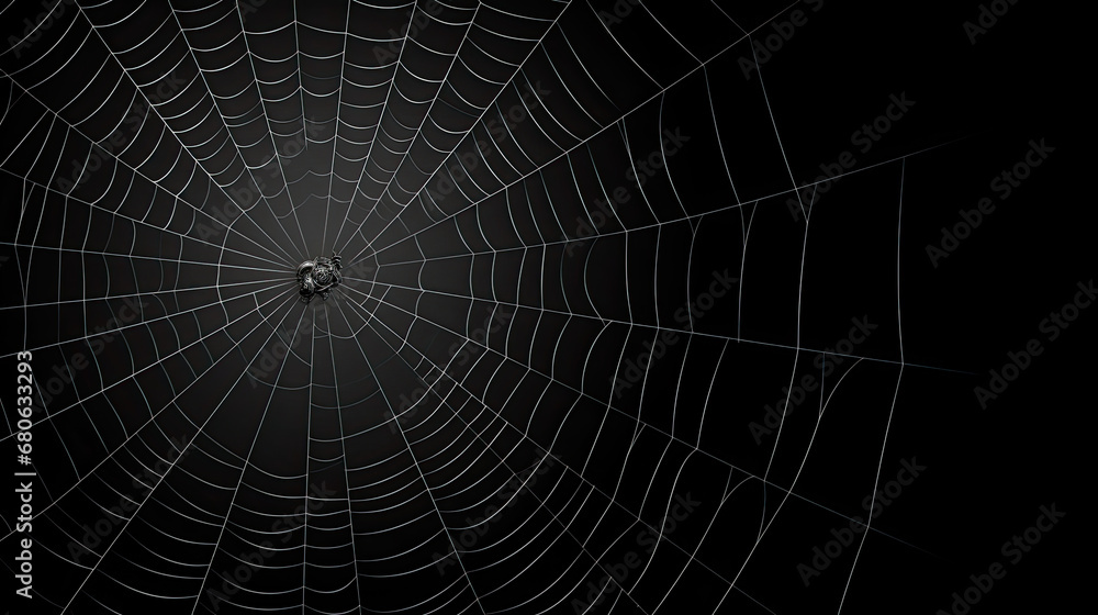 Spider web white with isolated background Spider web white with isolated background
