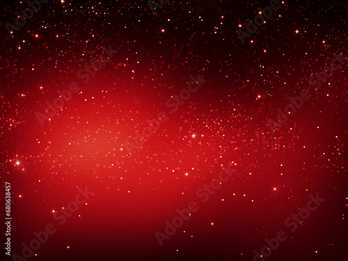 The allure of the red universe. AI Generation.