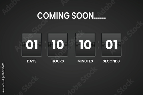 vector countdown timer vector clock counter
