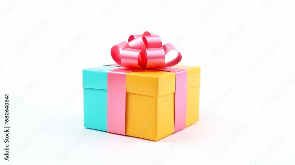 Present sale buy empty colorful isolated on pure white background Present sale buy empty colorful isolated on pure white background