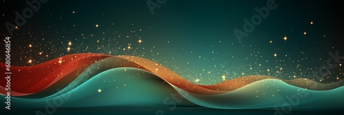 Ultrawide Abstract Christmas Background 34