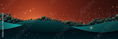 Ultrawide Abstract Christmas Background 33