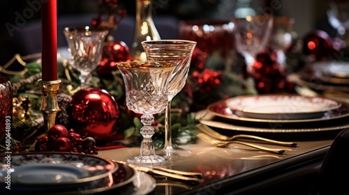 christmas dinner table © UMAR_ART