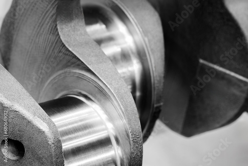 Bild auf Leinwand crankshaft isolated on transparent background