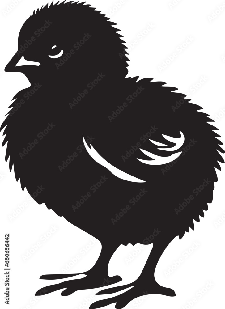 Fototapeta premium Chicken Silhouettes Chicken EPS Vector Chicken Clipart